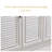 White Aluminium alloy Shoe Storage