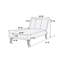 Canapé modulaire 2 pièces