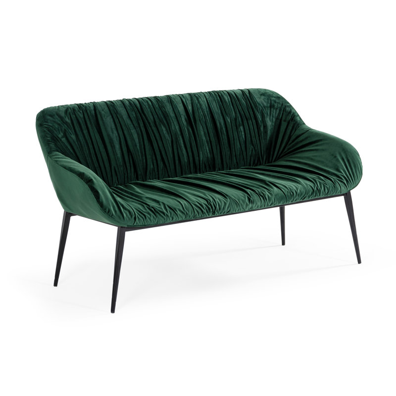 Marcink Velvet Upholstered Bench