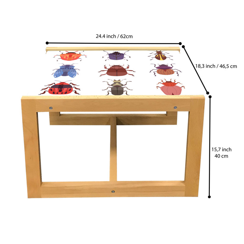 Jadelin Sled Coffee Table, 62cm H x 46cm W x 40cm D