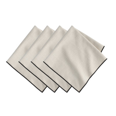 Serviette en coton manufacturé Rock Merrow Stitch