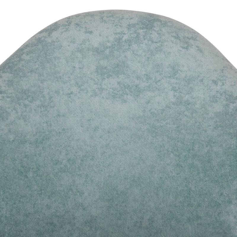 Bullsbrook Upholstered Accent Arm Chair with Metal Legs Eiffel Base Design, Teal Velvet