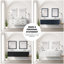 Meuble-lavabo noir simple de 122 cm de largeur x 56 cm de profondeur, comptoir en quartz blanc et miroir de 109 cm.-2026156112