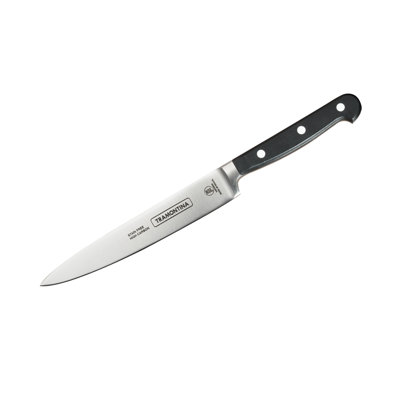 Couteau utilitaire forgé traditionnel de 6 po de couleur piétonne