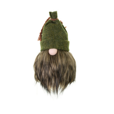 Bonnet gnome assis