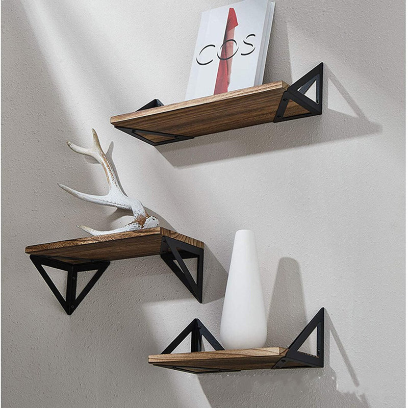 Osbourn 3 Piece Triangle Floating Shelf