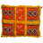 Sequined and Fringed Reversible Throw Pillow-101835441