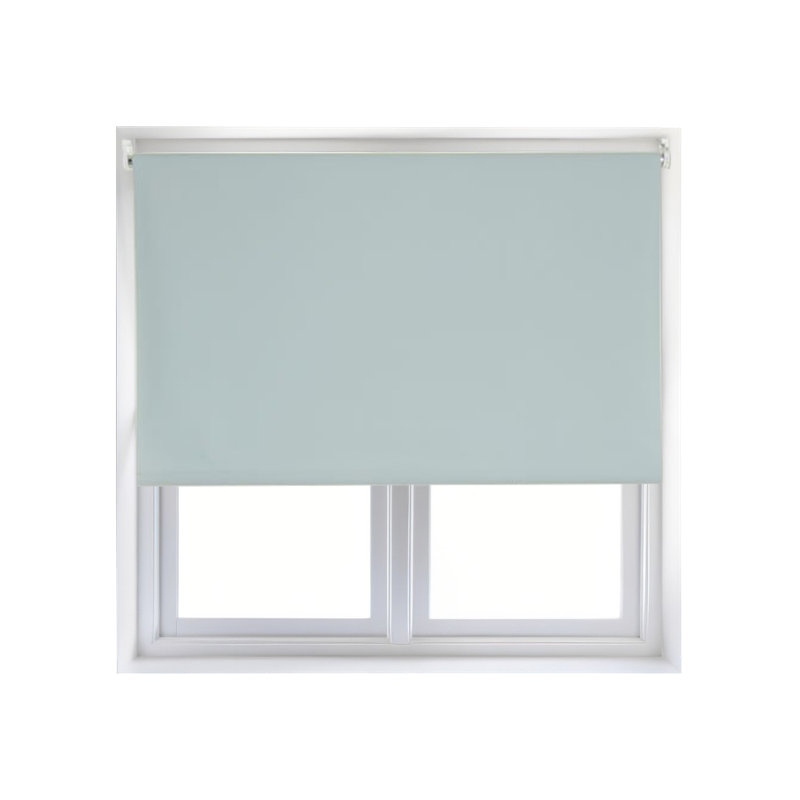 Blackout Roller Blind, 160 cm L x 90 cm W, Duck Egg