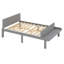 Lit double avec banc de pied de lit-1916756591