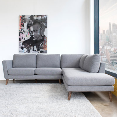 Glenda Upholstered L-Shaped Sectional