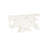 Beau Cast Root Console Table, Faux Bleached