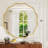 Wavy Round Bathroom Wall Mounted Mirror Vanity  Makeup Mirror with Deep Frame-1031291479-1031291477
