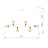 6 Lights Metal Body Chandelier