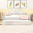 Full Wood Upholstery Daybed with Trundle and Slats-47791869
