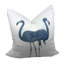 Flamingos in the Mirror Beverly Square Pillow Cover & Insert