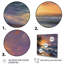 Coucher de soleil mauve et orange à la plage II - impression-1412688294-1412688315