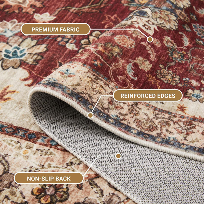 Aspire Homeware Vintage Persian Style Area Rug, Rectangle 160 x 230 cm