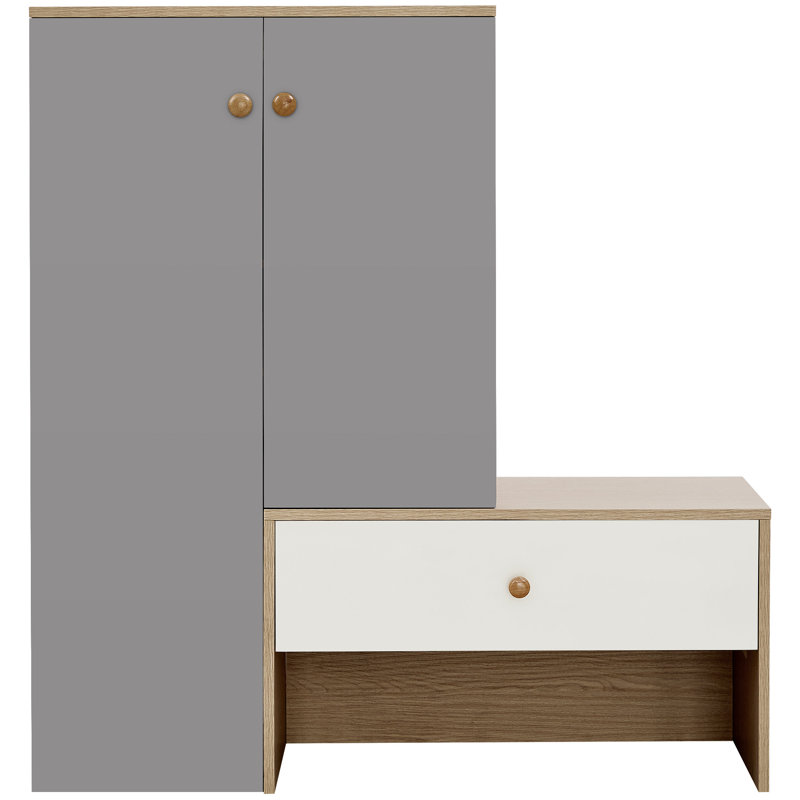 Banc de rangement pour chaussures multifonctionnel et armoires à chaussures