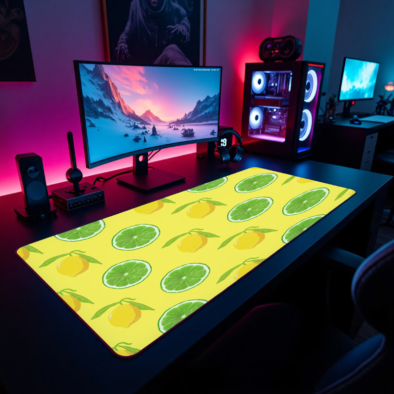Polyester Desk Pad, 14.4x12.1