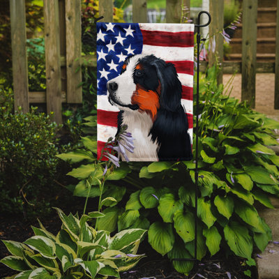 Polyester à 2 côtés 15 x 11 po drapeau de jardin