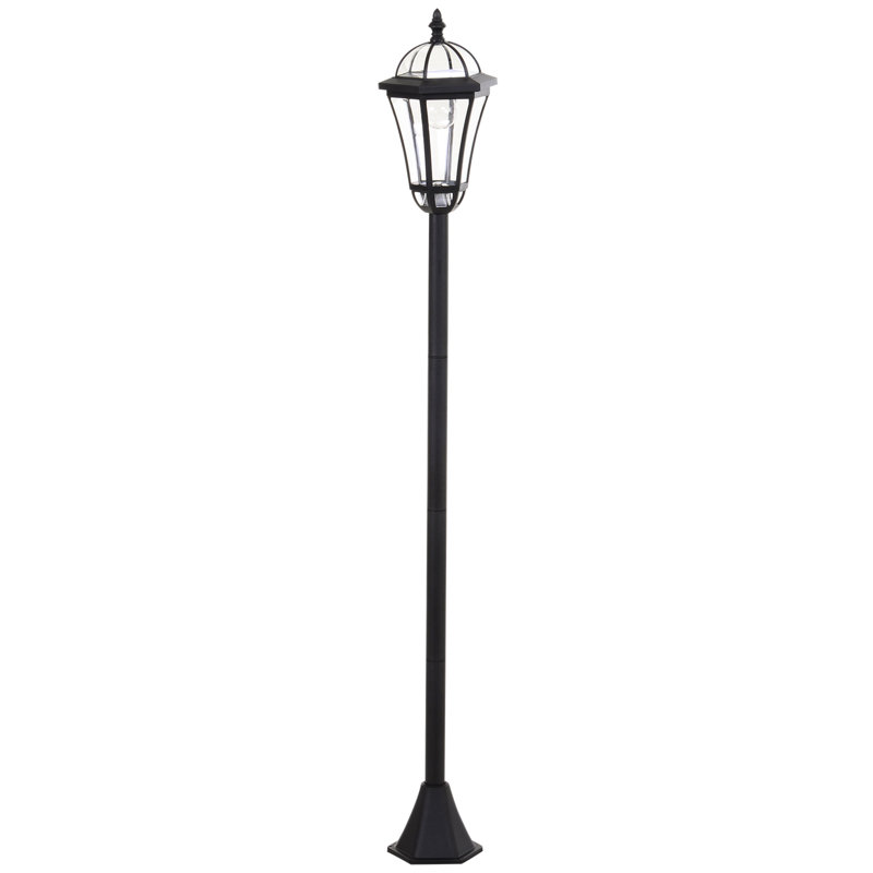 Lot de 2 lampes de jardin DEL solaires automatiques pour l'extérieur