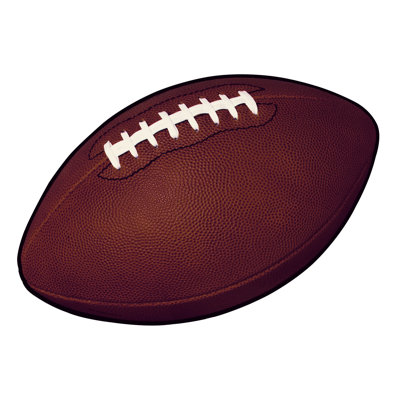 Découpe de football - 11 po x 18 po - paquet de 24