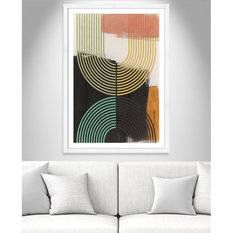 «Bolded II» par Isabelle Z, L 35 po x H 49 po, Blanc satiné, Matted Print