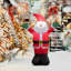 Waving Santa Claus Inflatable Figurine