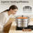 3-Tier Steamer Pot with Lid
