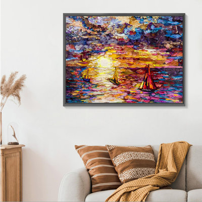 Abstrait moderne - reproduction de cadre photo sur toile