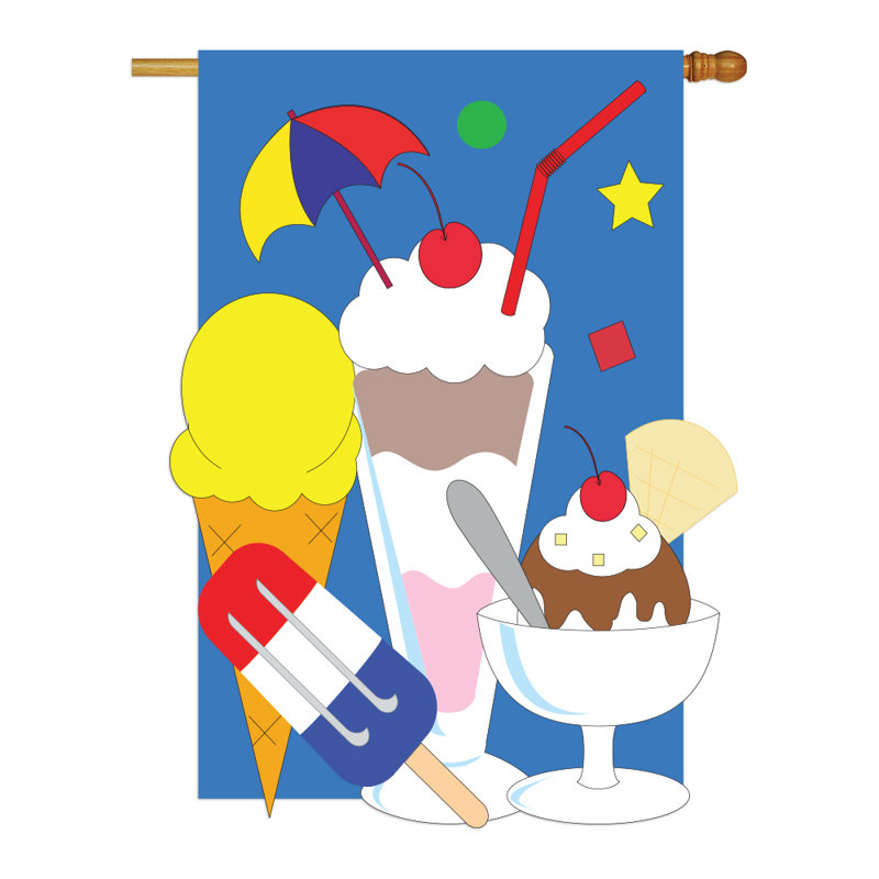 Drapeau de la maison Happy Ice and Drinks Robinson