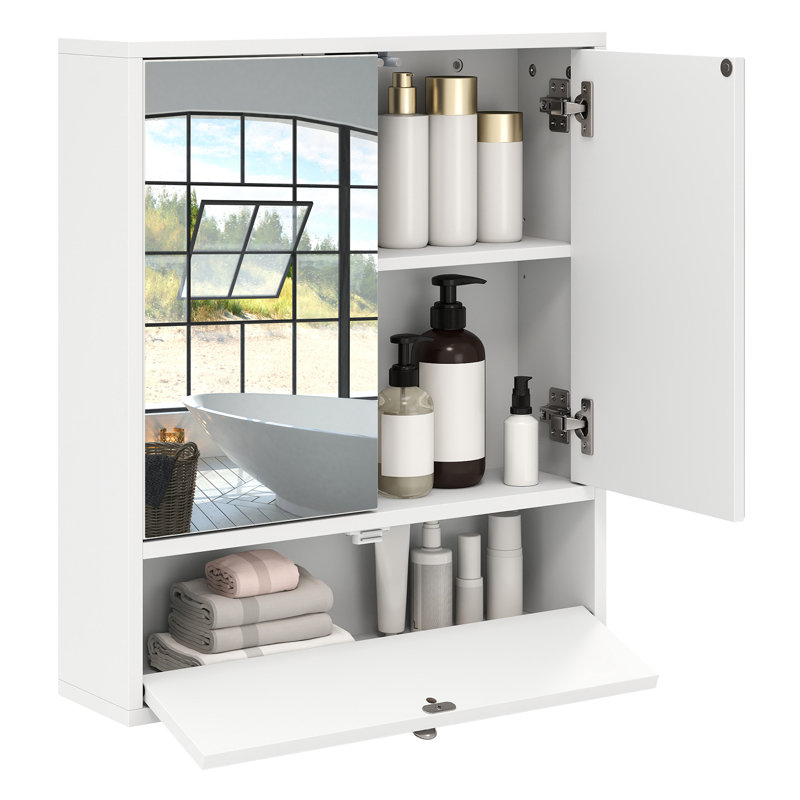 54mm W 62mm H Wall Mounted Required Medicine Cabinet Mirror