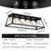 5-Light Metal Flush Mount Rectangular Ceiling Light