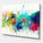 Turquoise Storey with Touches - Painting Print on Canvas-55633323-55633328