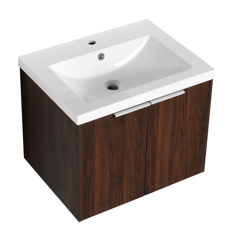 Freestanding Bathroom Vanity  & Soft-Close Cabinet Doors-Excluding Sink