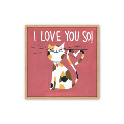 «Happy Cats You Are Purr-Fect» par Anne Tavoletti, reproduction d'art