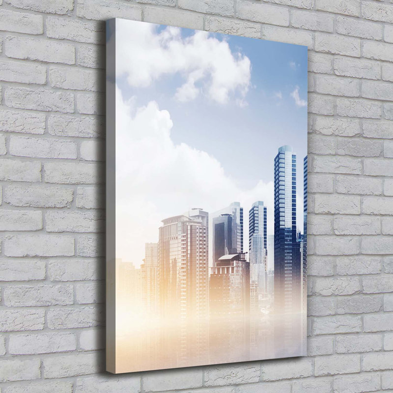 Skyscrapers - Wrapped Canvas Print