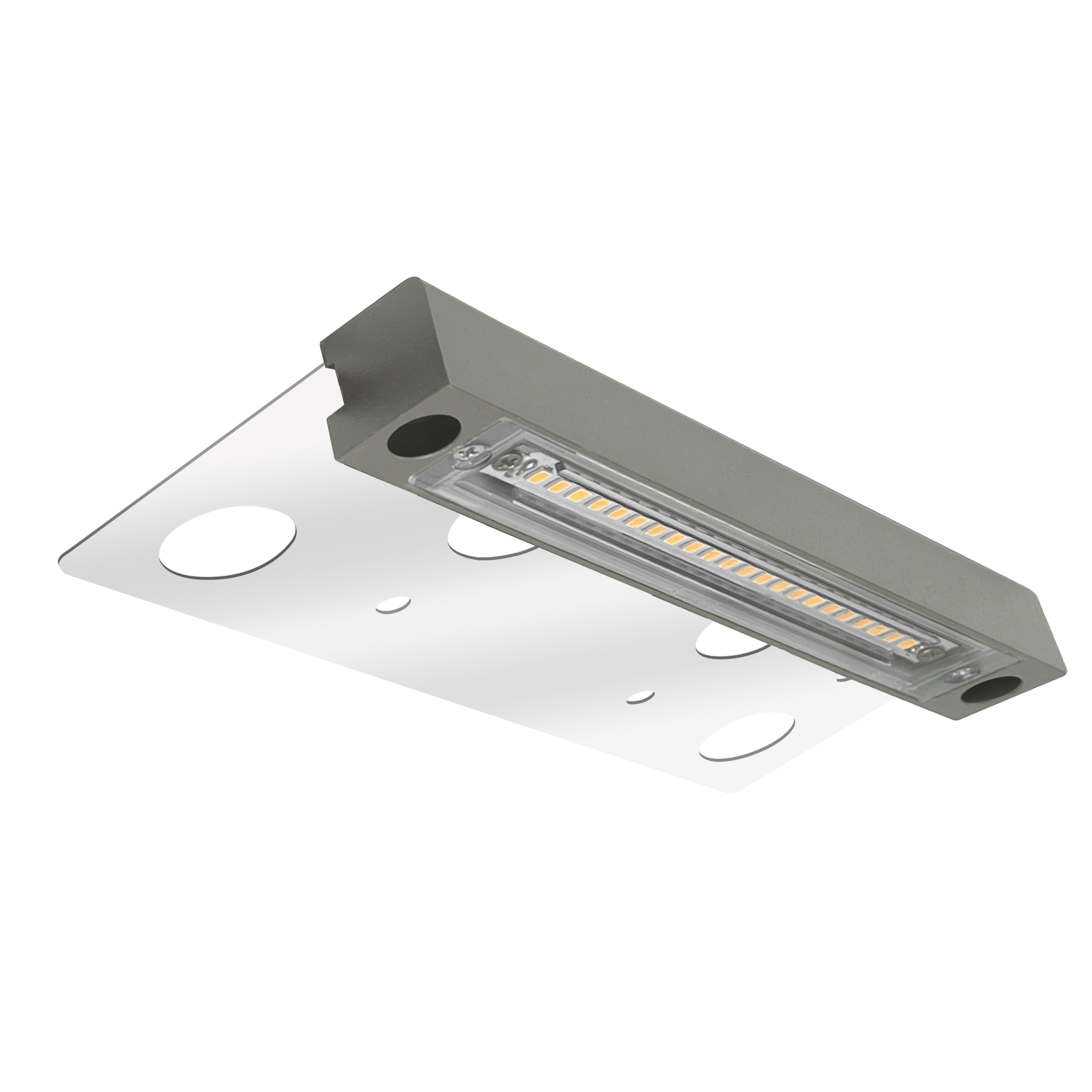 GKOplus Steel Low Voltage Integrated LED Step Light | Wayfair