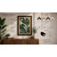 Peacock Feather Study Art Deco - Framed Print-1698990882-1698990905