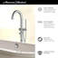 Garniture de robinet de baignoire autoportante à poignée simple avec douchette-37071129