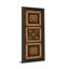 Autumn Trio Wall Art - 18" x 42" - Dark Chocolate Frame