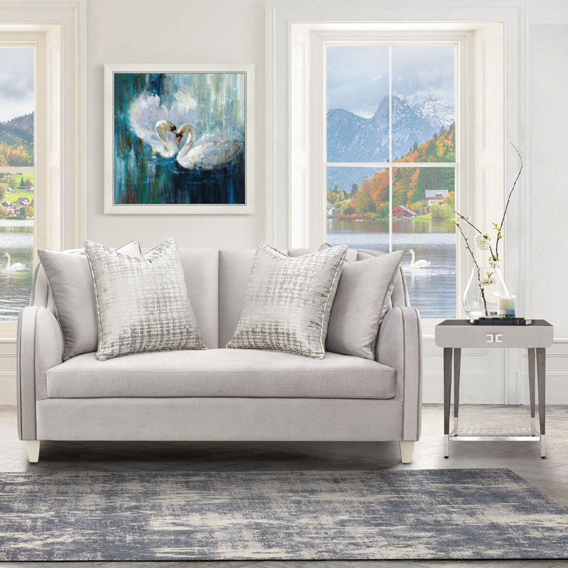 Roxbury Park Velvet Loveseat