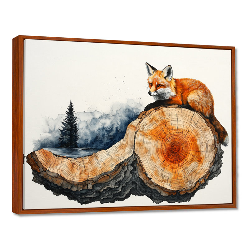 Getta - Animals Canvas Art Print, H 30 po x l 40 po, Brun, Impression encadrée flottante