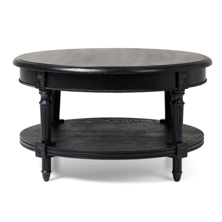 Maven Lane Pullman Traditional Round Wooden Coffee Table