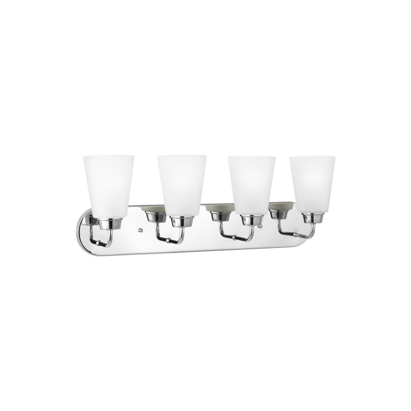 Kerrville Four Light Wall / Bath from Generation Lighting , Chrome, No