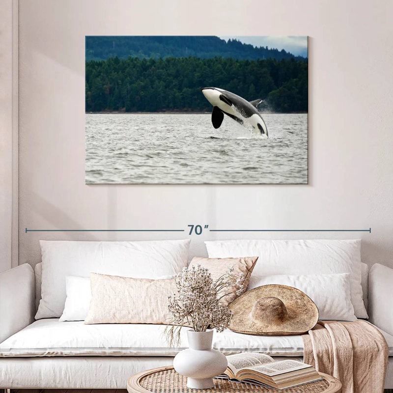 Crowle Orca Jumping, 30" H x 45" W