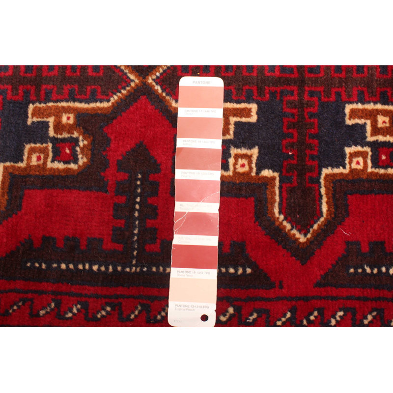 Rizbaft Red Rug 3'6" x 6'6"
