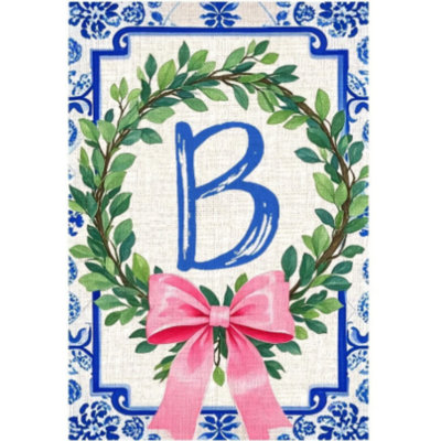 Seasonal Garden Flags, One-sided Printing, 11 X 17 Inches (30 X 45 Cm) Courtyard Flags, Outdoor Small Garden Flags, Easter Birthday Outdoor Flags, Four-season Holiday Garden Flags, Floral Hoop