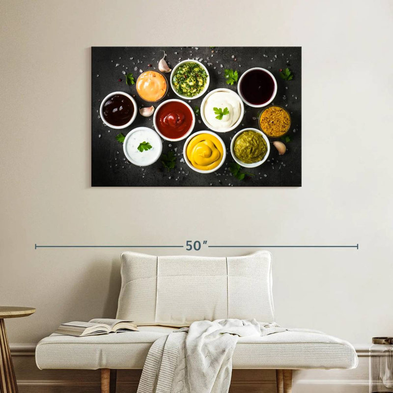 Yarlin Sauce Bowls, 26" H x 39" W