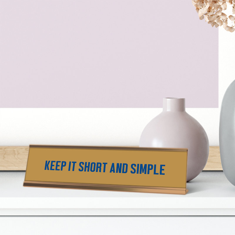 Desk Sign